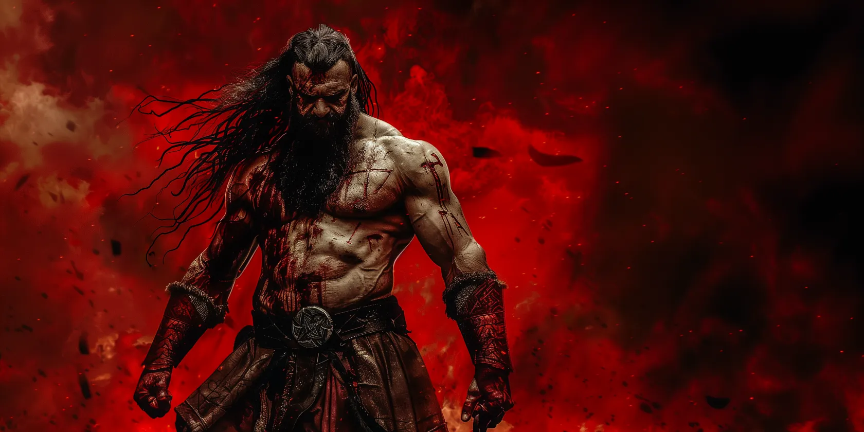 Sfeerbeeld van een beoefenaar van Barbarian