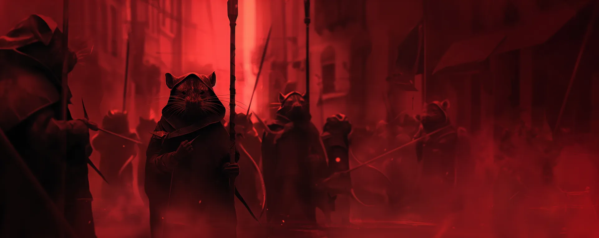 Atmospheric image depicting a practitioner of the Beast