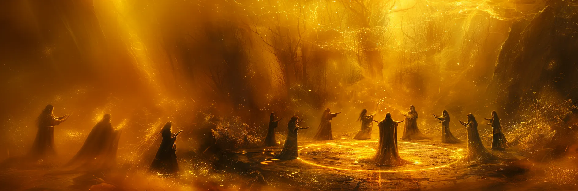 Atmospheric image depicting a practitioner of the Ritualist
